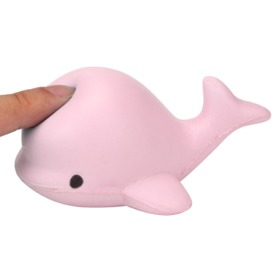 Whale Squishy Keychain