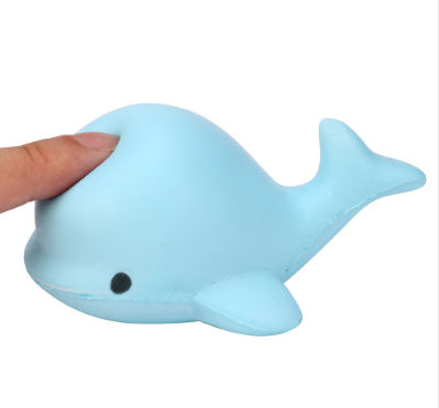 Whale Squishy Keychain